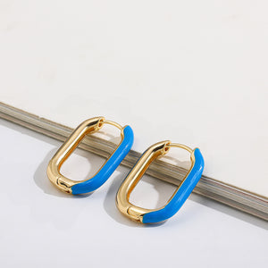 Minimalist Geometric Hoop Earrings