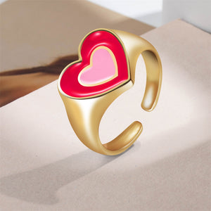 Double Heart Ring