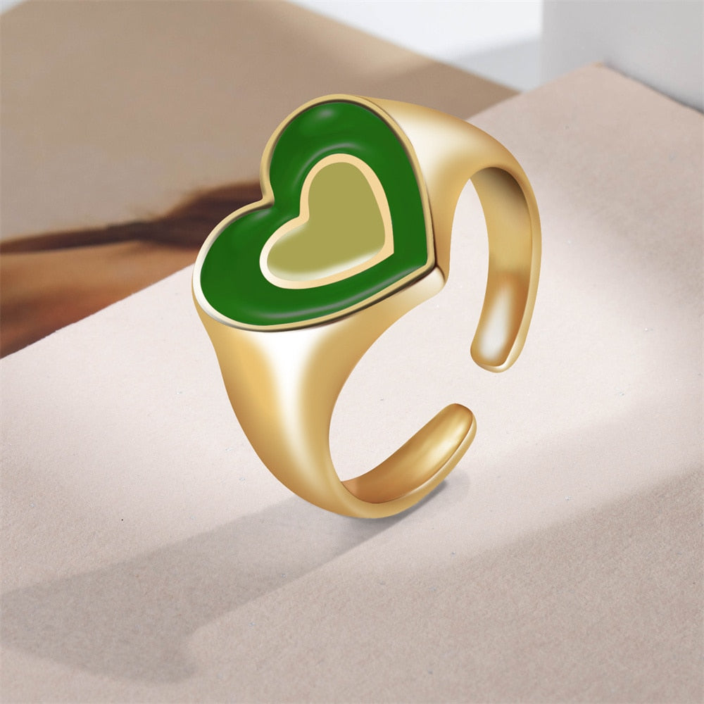 Double Heart Ring