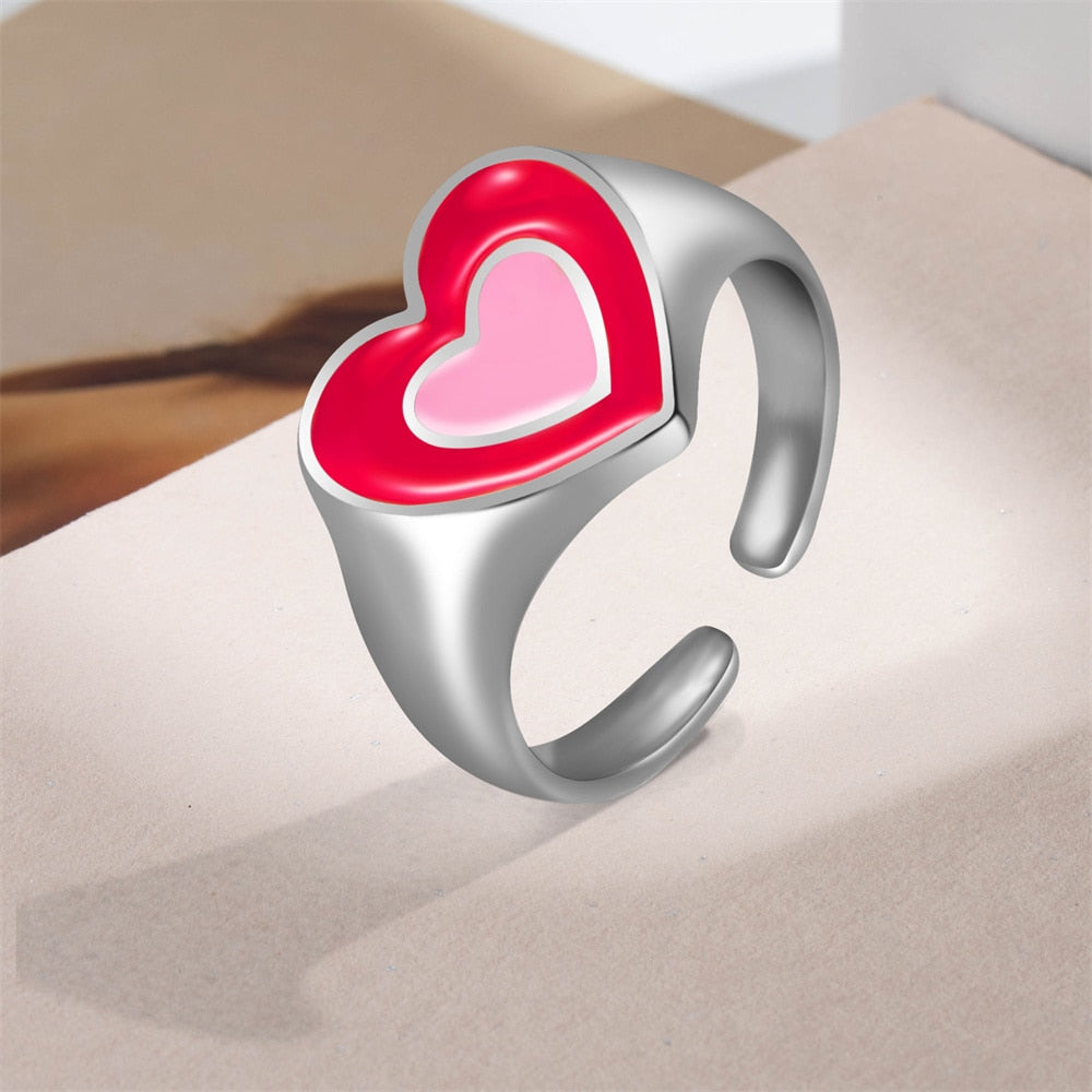 Double Heart Ring