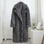 Load image into Gallery viewer, &#39;Nora&#39; Long Leopard Print Teddy Coat
