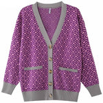 Load image into Gallery viewer, &#39;Sofia&#39; Diamond Print Cardigan
