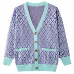 Load image into Gallery viewer, &#39;Sofia&#39; Diamond Print Cardigan
