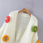 Load image into Gallery viewer, &#39;Dahlia&#39; Chunky Knit Cropped Cardigan
