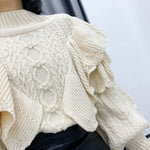 Load image into Gallery viewer, &#39;Jac&#39; Cream Ruffle Jumper
