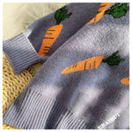 Load image into Gallery viewer, Carrot Print Knit Jumper
