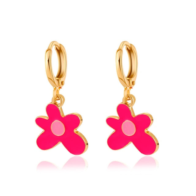 70s Flower Earrings