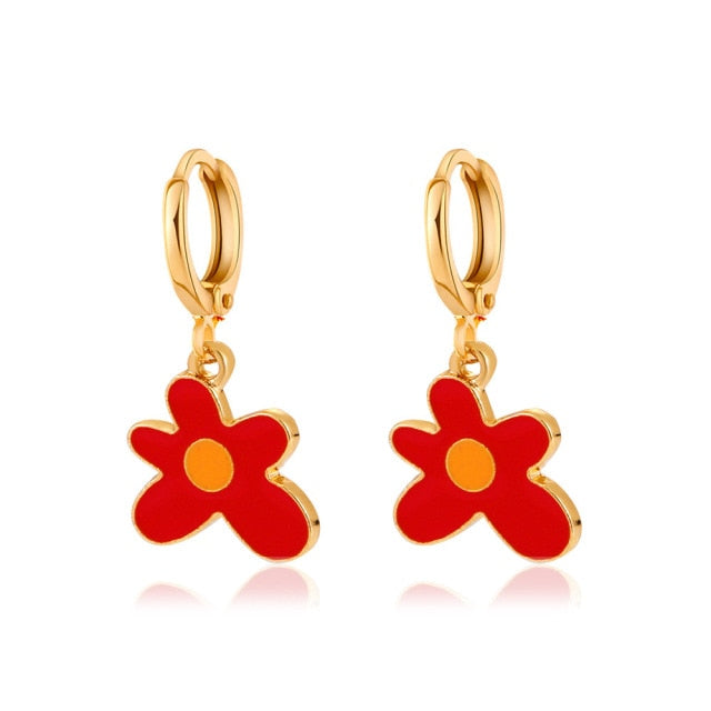 70s Flower Earrings