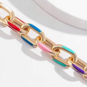 Colourful Chain Bracelet