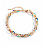 Load image into Gallery viewer, Colourful Chain Necklace
