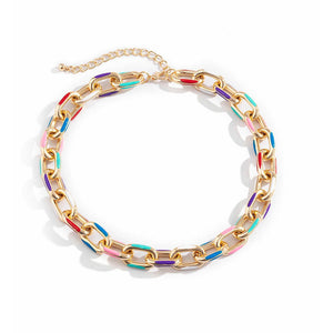 Colourful Chain Necklace