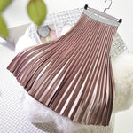 Load image into Gallery viewer, &#39;Fiona&#39; Metallic Pleated Skirt
