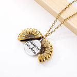 Load image into Gallery viewer, Sunflower Locket Necklace - Velantris
