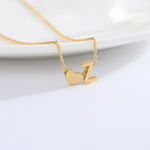 Load image into Gallery viewer, Tiny Initial Heart Necklace - Velantris
