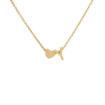 Load image into Gallery viewer, Tiny Initial Heart Necklace - Velantris
