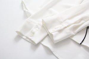 'Zoe' Classic White Shirt - Velantris