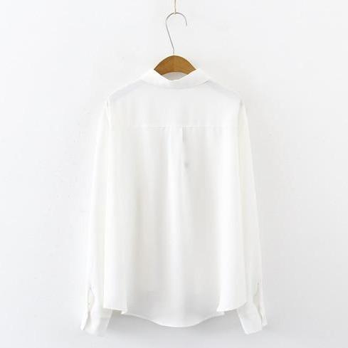 'Zoe' Classic White Shirt - Velantris